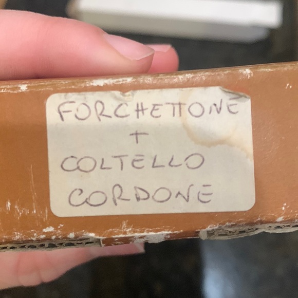 Vintage Silea Silver Carving Knife and Meat Fork Set - Picture 10 of 10